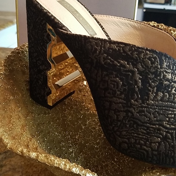 LOUISE et CIE | Ladder Heel Brocade NIB - Picture 4 of 8